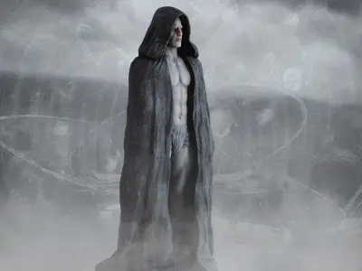 Engineer from Prometheus Low-poly 3D model