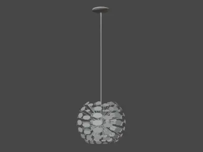 Ceiling decorative chandelier 3D model