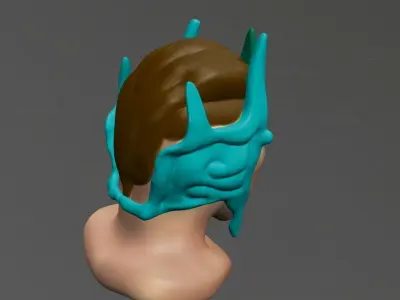 Angry Character 3D model