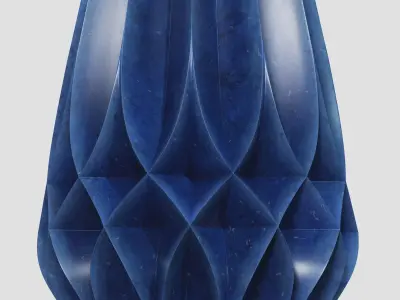 Decorative vase 3D model 4