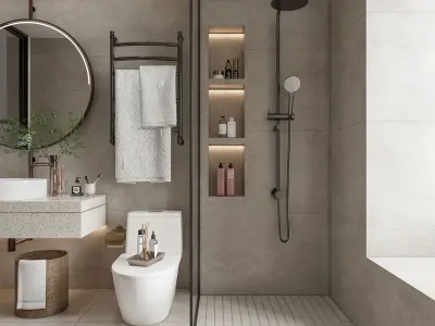 Bathroom 52 3D model