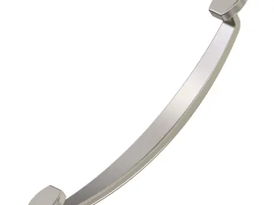 Steel Door Handle 3D print model