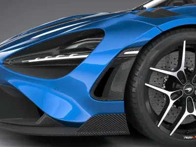 McLaren 765LT Spider 2022 3D model