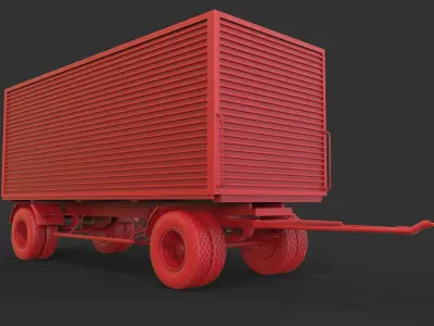 Trailer mod2 3D print model