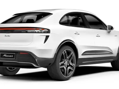 Porsche Macan Turbo 2025 3D model