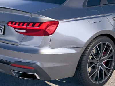 Audi A4 S-line 2020 3D model