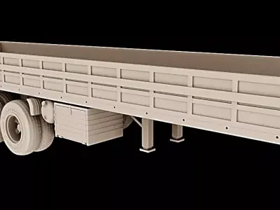 BULK TRAILER 3D print model