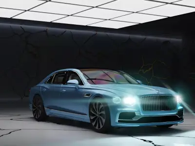 Bentley Flying Spur 2020 Ultra High Detailed 3D Model 3D model