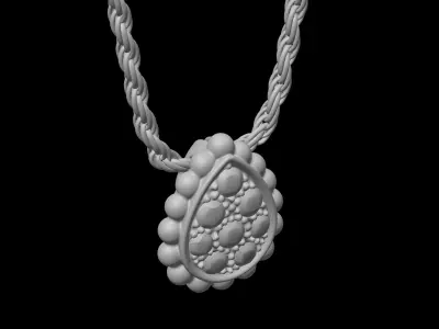 BOUCHERON - SERPENT BOHEME - NECLAKCE - DIAMONDS MOTIF XS 3D print model