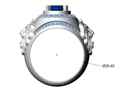 Men Rings Fashion 002 3D print model