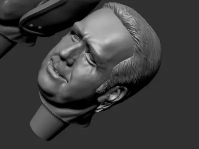 Jack Brabham Car Driver 3D print model