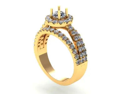 Great Love Wedding Ring 365 3D print model