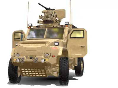 MXT CARGO 4X4  Low-poly 3D model