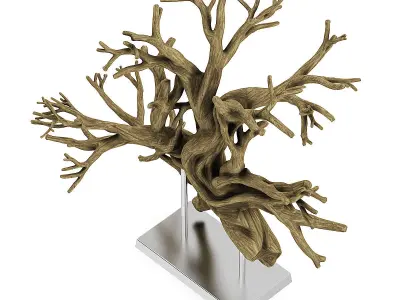 Tree Root Decoration 3D model