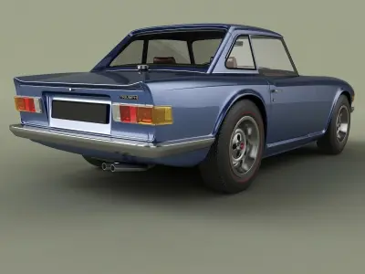 Triumph TR6 mk2 3D model