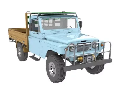 NISSAN PATROL G60 UTE SCALE MODEL STL FILES 3D print model 3D print model