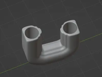 clay vase Free low-poly 3D model