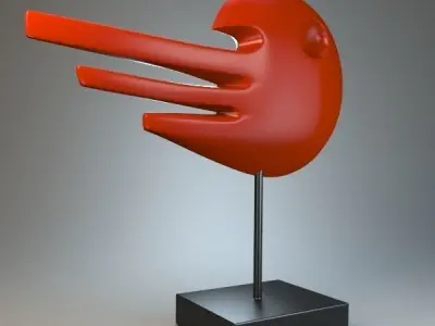 Sculpture Wing Pegasus 3D model