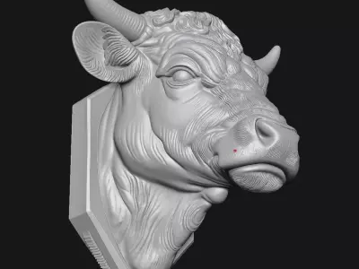 cattle 3D print model