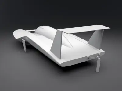 Dragboat Hydroplane Scale model 3D print model