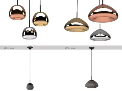 Void Pendant Light 3D model