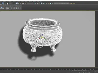 Ding Furnace Incense 3D model