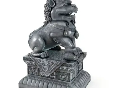 Oriental Asian Ornament 3D model