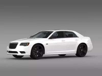 Chrysler 300 SRT8 Satin Vapor LX2 2014 3D model