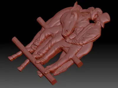 Cowboy 3D print model buy