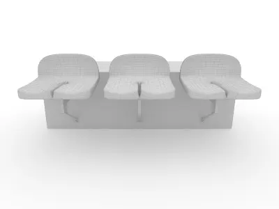 Stadium Seats 12 3D model