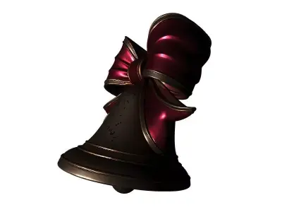Christmas Bell 3D Printable Model 3D print model buy