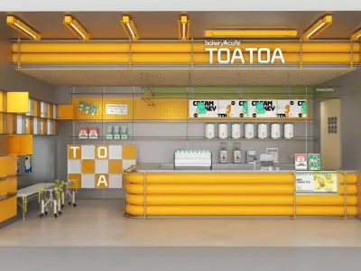 Coffe Shop 3D model