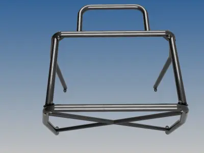 Roll Cage  Low-poly 3D model