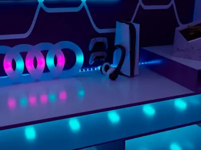 Luxury Gaming Room 3D model