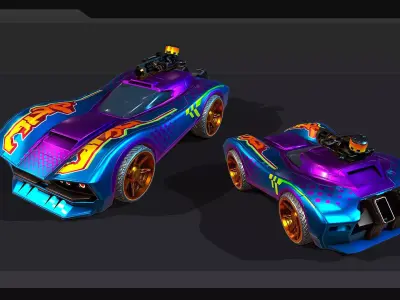 TECNO ROADS - SPIDER Low-poly 3D model