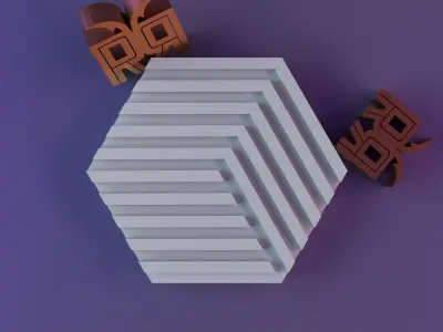 3D WALL PANEL  collection 11 of 14 3D print model