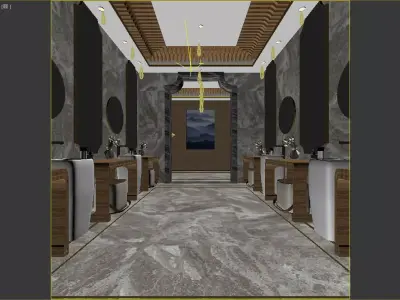 Locker room  3D model