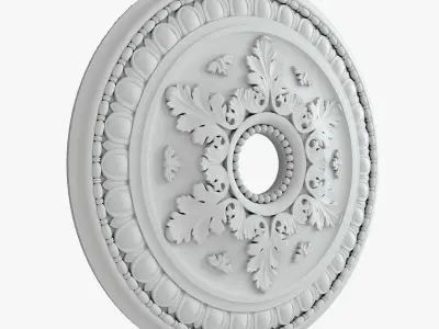Rosette 2 ceiling medallion 3D model