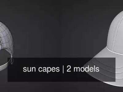 sun capes 3D Model Pack
