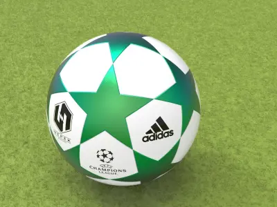 UEFA Champions league ball 3D model