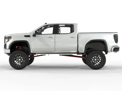 Gmc Sierra Denali 1500 Lifted 2024 3D model