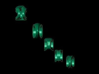 eyelet for pendant Free 3D print model