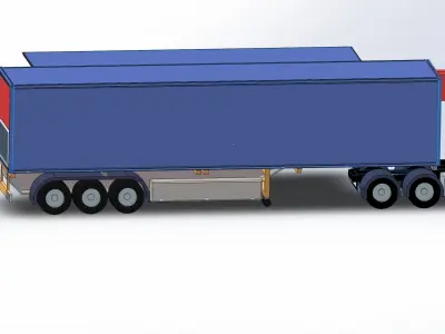 Transport truck 3D model