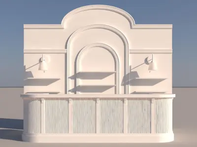 Cocktail Bar 3D model