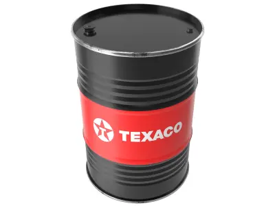 Texaco oil barrel 3D model
