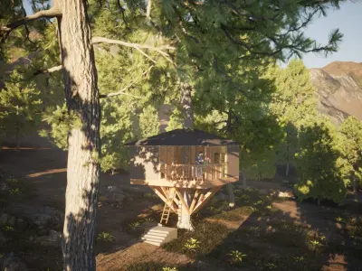 054Treehouse1f26m2 3D model