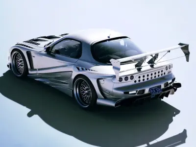 Mazda RX-7 FD3S Abflug Anibus 1994 3D model