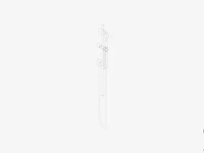 Shower - Rail - Luxury - I Care Low-poly 3D model