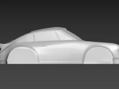 Porsche 911 simplified decorative model ver4 3D print model