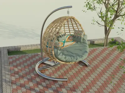 Swing Chair Free 3D model